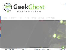 Tablet Screenshot of geekghost.net